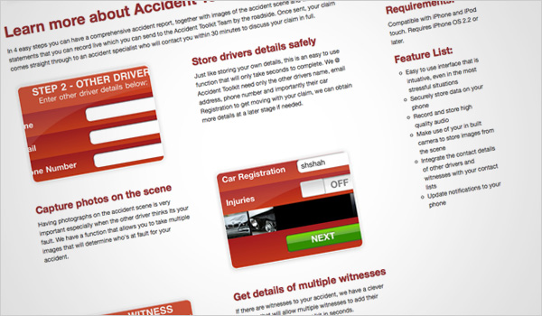 Accident Toolkit screen grab